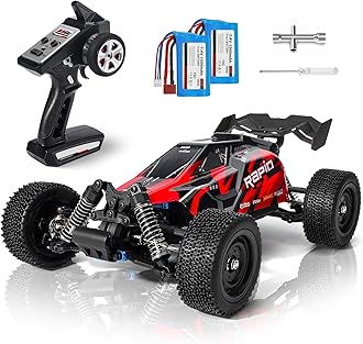 Jovizo 1:16 RC Car, 70KM/H Fast Brushless RC Monster Truck, 2.4 GHz Remote Controlled Car with 2 Rechargeable Batteries, 4WD Electric Vehicle Toy Gift for Adults Teens Kids