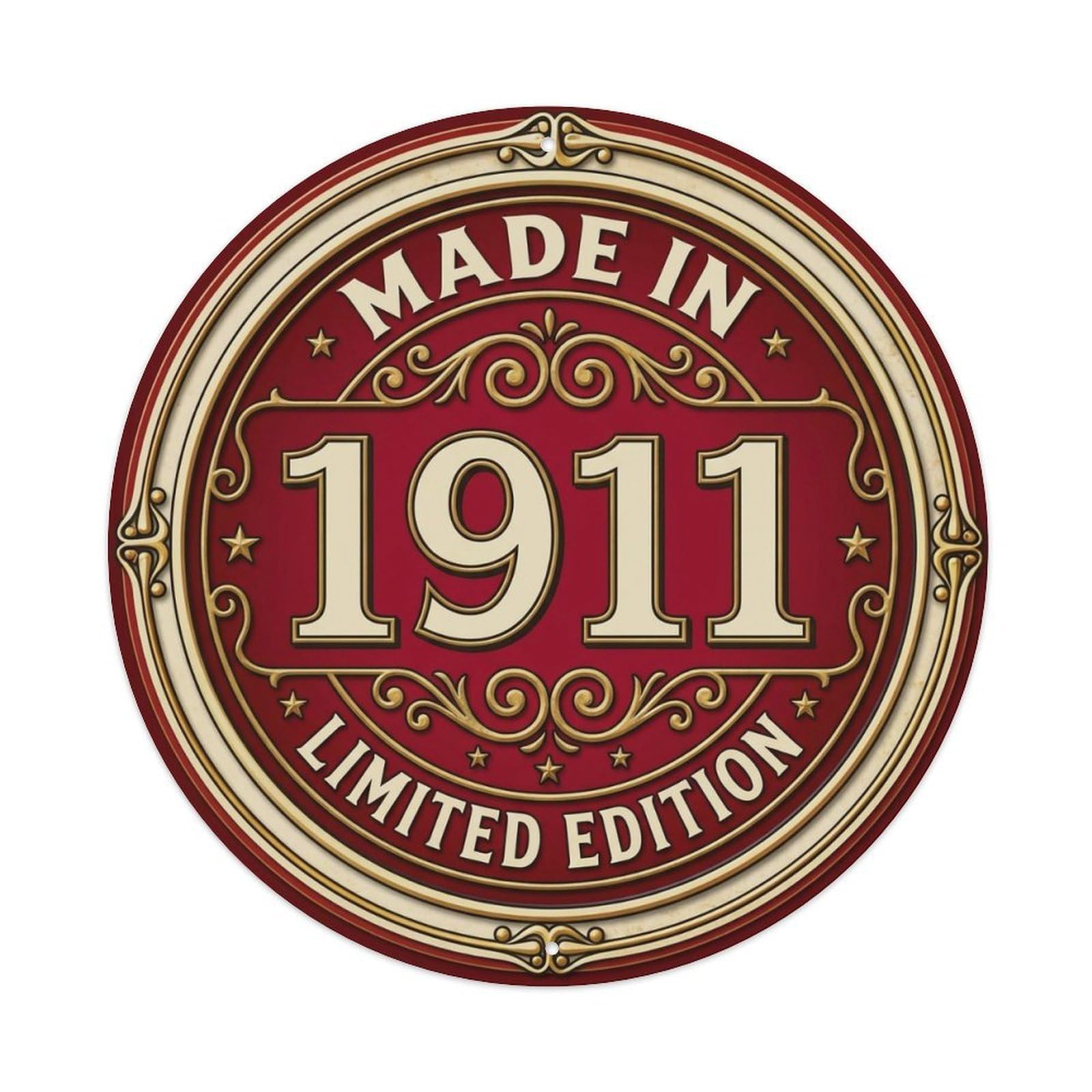 Okahys 8X8inch(20X20cm) Made In 1911 Limited Edition Metal Tin Sign