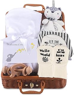 Newborn Baby Gift Set, Baby Birth Gift for Boys and Girls, 7