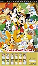 Sunstar Stationery Mickey & Friends 2026 Calendar Wall Calendar, Wall Calendar, Standard, 799582