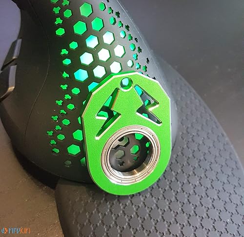 Miniatura 6 de YIPUKIYI Llavero Spinner Fidget Ring Metal Llavero Spinner Fidget Anillo Tipo Juguete para Hombre, Mujer y Niños (Marrón Plateado)