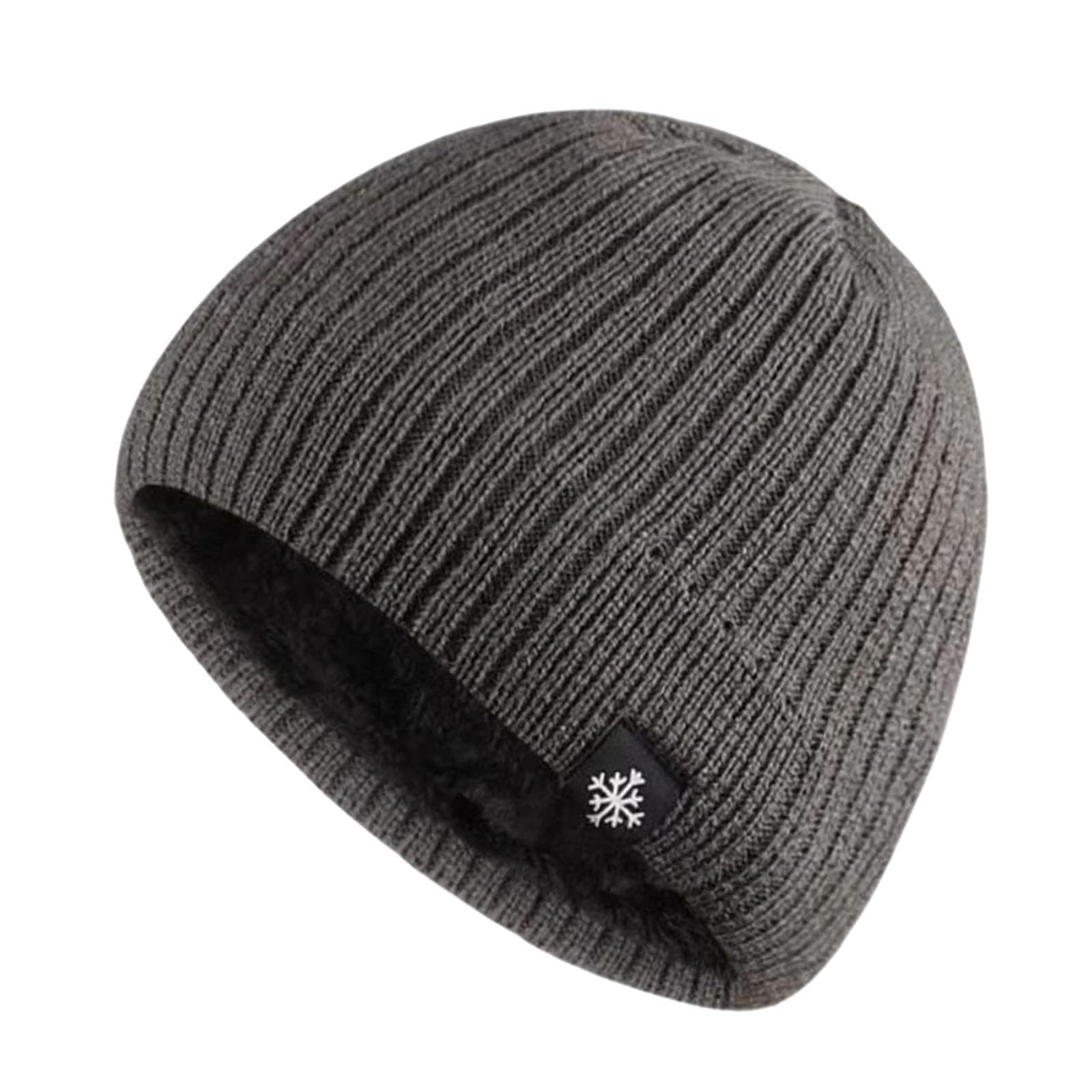 Winter Hat for Women Stylish Headdress Skull Cap for Traveling Dating Picnic dark gray| Streetwear | Aesthetic | Casual-image-11