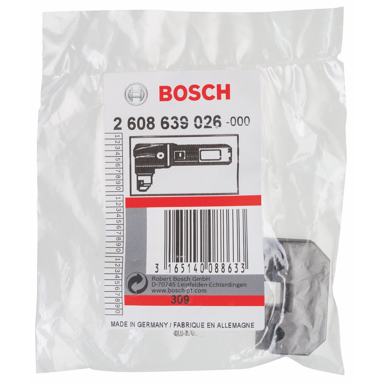 Bosch 2 608 639 026 - Matriz para chapa ondulada y casi cualquier chapa trapezoidal - - (pack de 1)