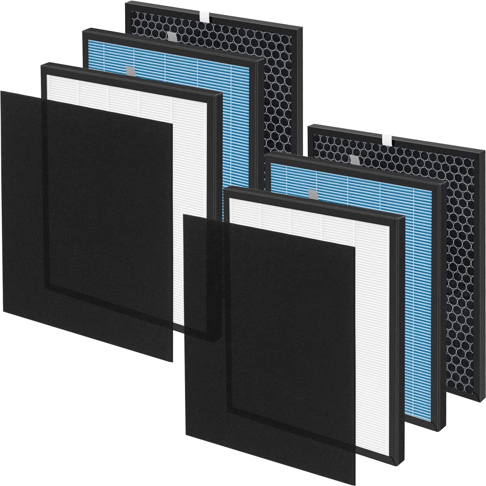 2-Set HEPA Filter Replacement Kit Compatible with Okaysou Airmax 10L Pro and Aiibot-A300 Air Purifiers…