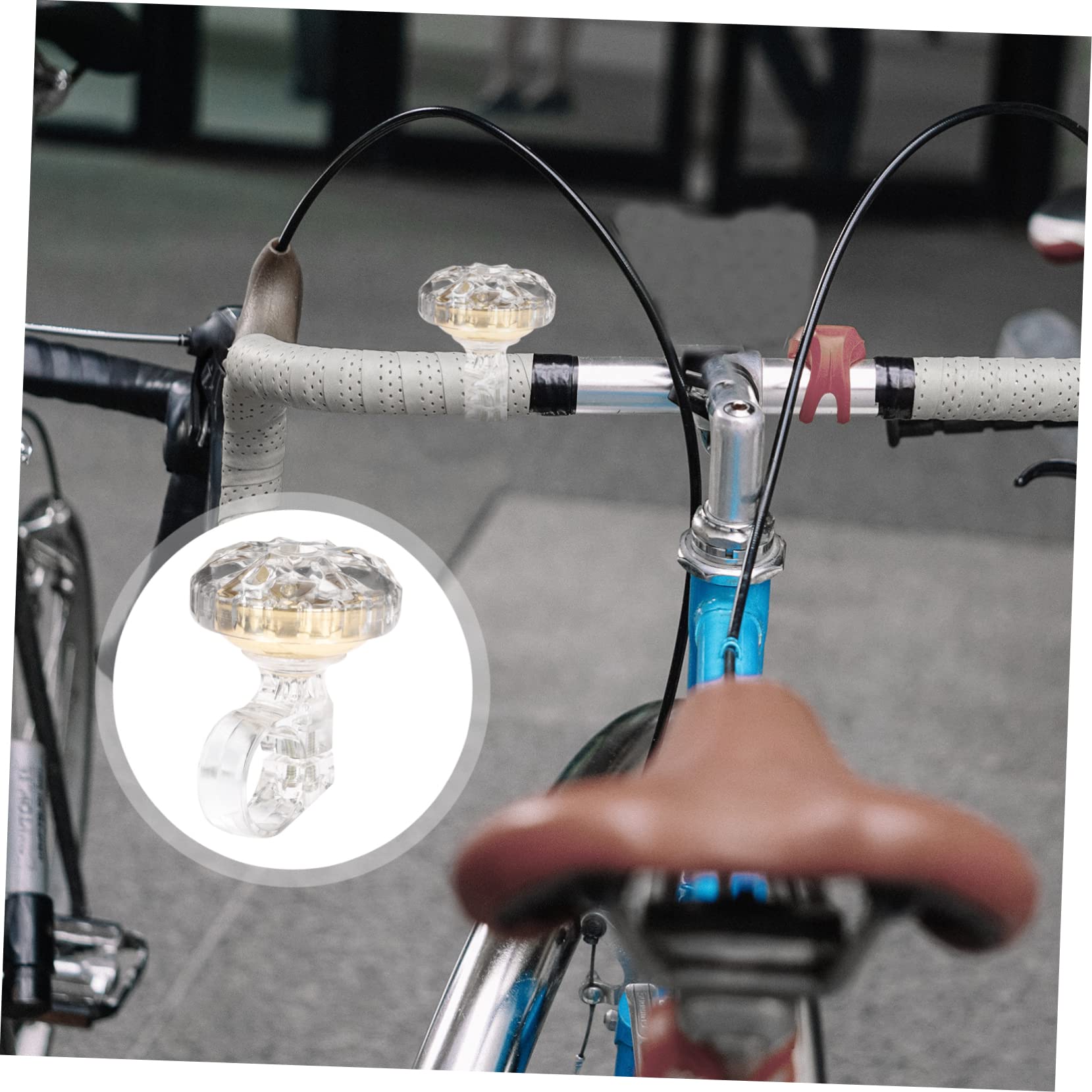 Yardwe 2st Fahrradklingel Lenkerring Glocke Rennradklingel Accessoires Für Mädchen Fahrradlenker Klingeln Kinderfahrrad Lauter Klarer Fahrradring Autoklingel Multifunktion Rotieren Nylon