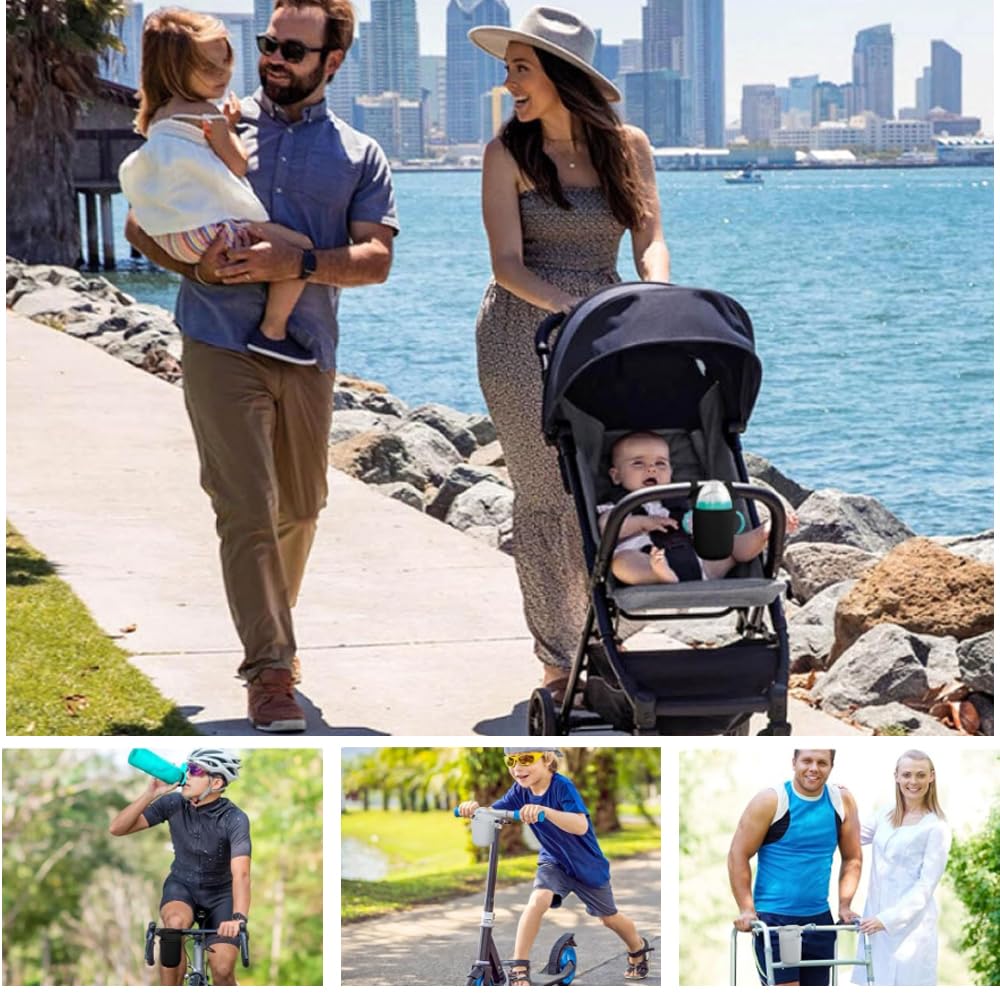 Soporte para taza de asiento de coche, soporte para taza de cochecito de bebé, soporte para tazas para silla de ruedas, portavasos para niños adecuado para carros de bebé, silla de ruedas,