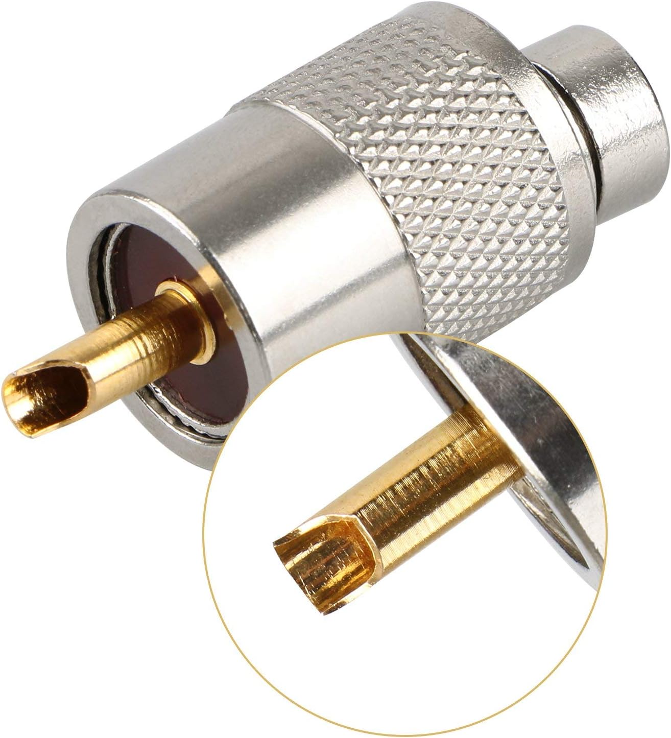 10-Pack PL259 Solder Connector