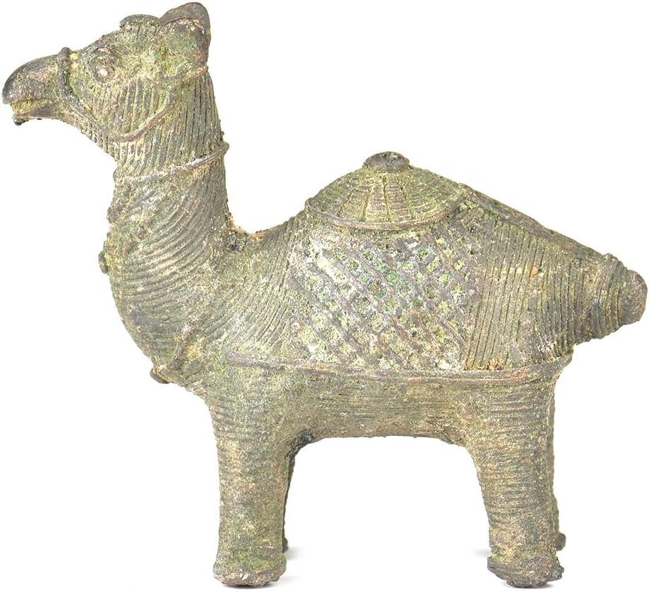 Indian Shelf Agarbatti Stand | Brass Insense Stick Holder | Antique Gold Incense Holder | Camel Agarbatti Stick Holder Decorative Pooja Home Décor Housewarming Gift Items