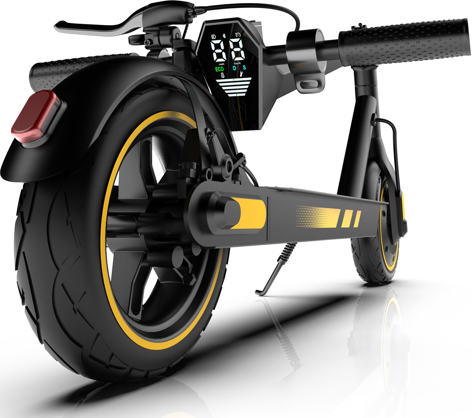 Electric Scooter for Adults Long Range Miles, 500/600W Motor & 10" Vacuum Tires, Foldable Design with Dual Disc Brakes, Smart App Control