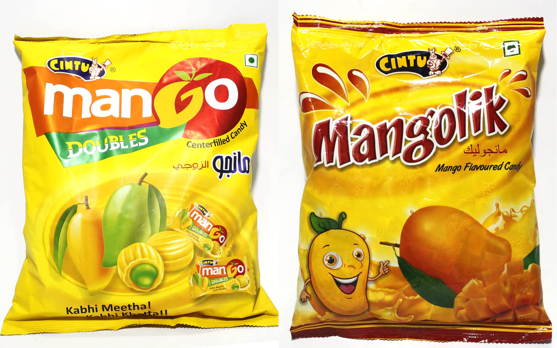 Cintu Mangolik - Mango Candy | Pack of 160 + Mango Doubles Center-filled Candy (BIG Size) - Pack of 150 Pieces (B09VKTBZCM) Amazon Price History, Amazon Price Tracker
