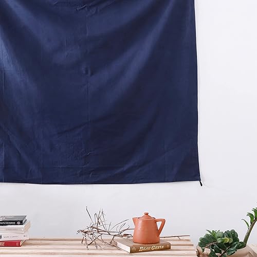 Miniatura 3 de Popular Handicrafts Tapiz en blanco, impresión de sublimación azul Neavy para colgar en la pared, tapiz decorativo para dormitorio, sala de estar,