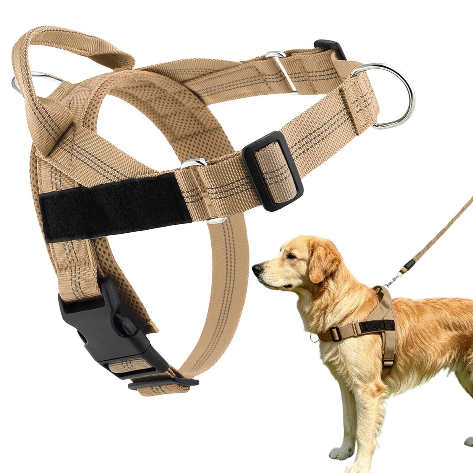 Paropet No Pull Dog Harness, No Pull Pet Walking Vest With Secure Buckle Design | Breathable Mesh, Front Chest Leash Attachment For Training. Ideal For Medium Large Dogs, Daily Walking, Travel.