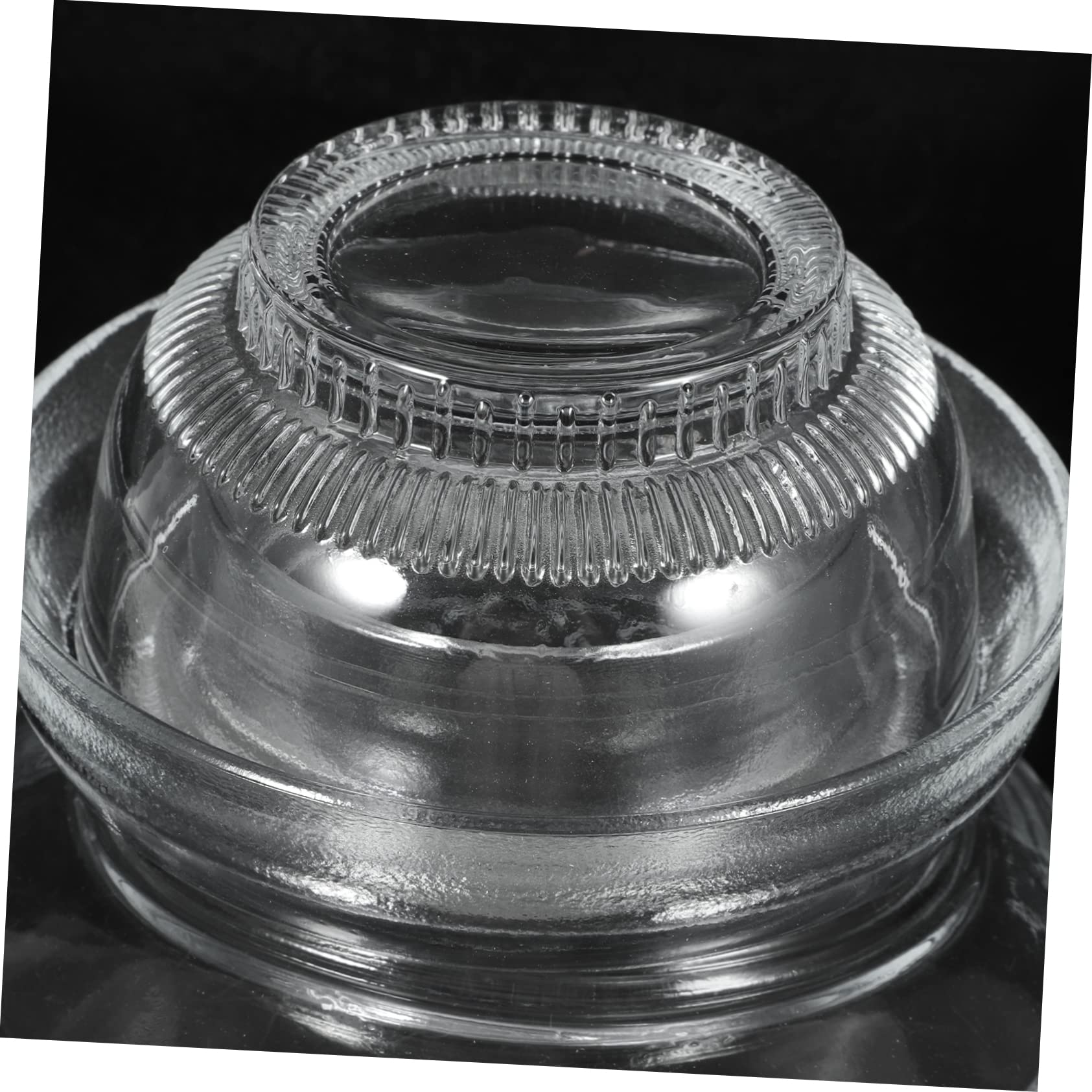 Cabilock Glass Containers Recipientes para Kimchi de Encurtido de con Tapa de Fermentación para Almacenamiento de Alimentos de Alba?il para Ensalada para Botella de Frasco Fermentaciones