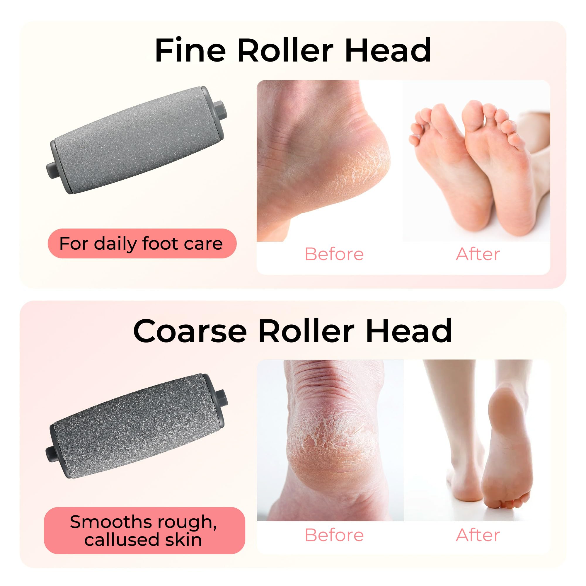 Image secondaire de Râpe Électrique BarberBoss pour Pédicure - Kit Rechargeable avec Têtes Fines et Épaisses