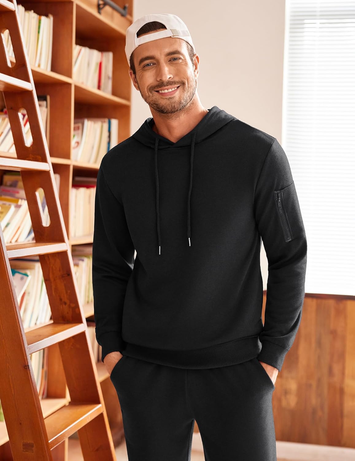 COOFANDY Men's Tracksuit 2 Piece Hooded Athletic Sweatsuits Casual Running Jogging Sport Suit Sets - Image 4