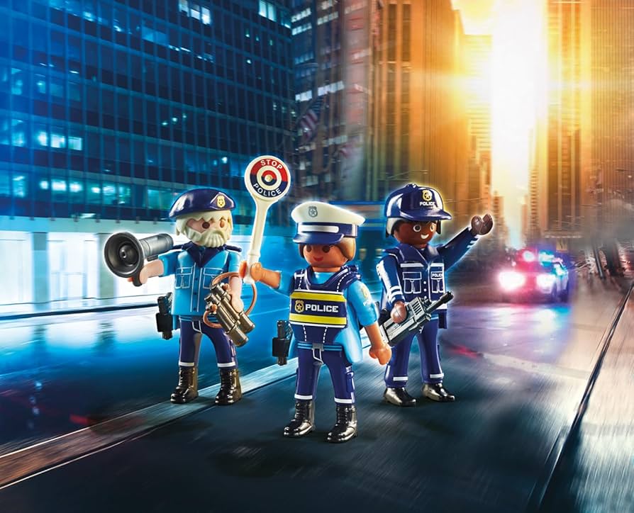 Amazon.com: Playmobil Police Figure Set : PLAYMOBIL®: Toys