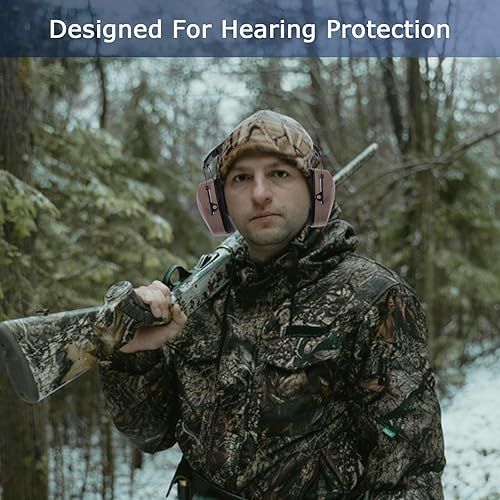 Miniatura 5 de Orejeras de Seguridad para Protección Auditiva SNR 29 dB Cancelación de Ruido Orejeras de Tiro, Caza, Construcción Reducción de Ruido