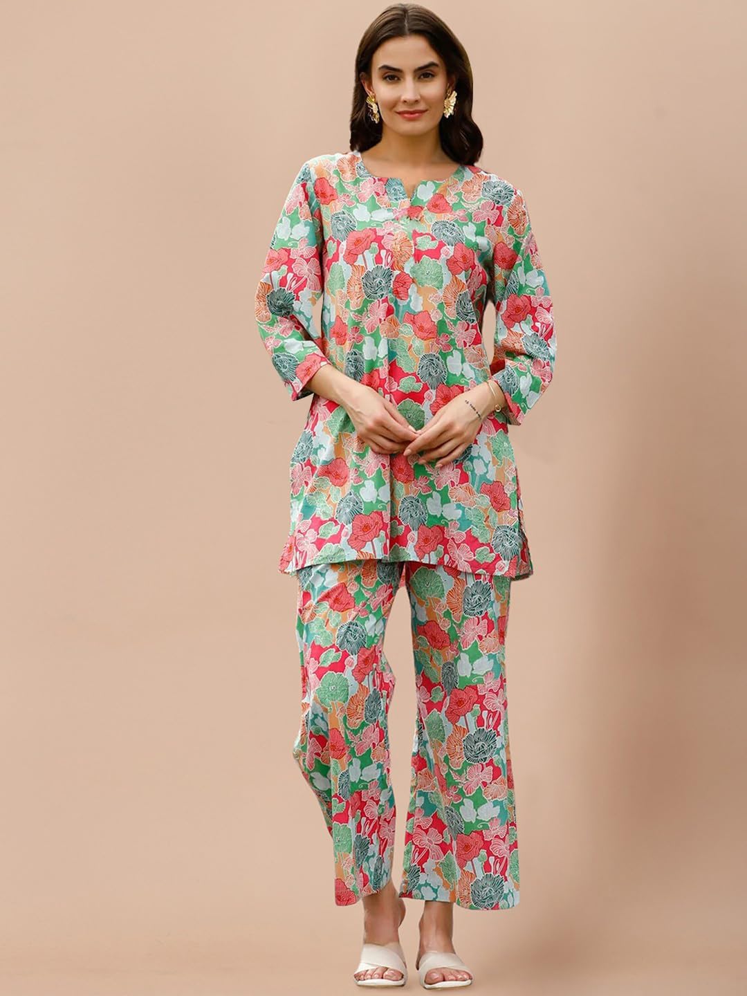 Tee Projekt Co Ord Set For Women Stylish | Ethnic Co Ord Set For Women Multicolour
