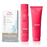 Invigo Brilliance Color Protection Shampoo & Conditioner, For Fine Hair + Hair Toner, Neutralize Brass, T15 Pale Beige Blonde
