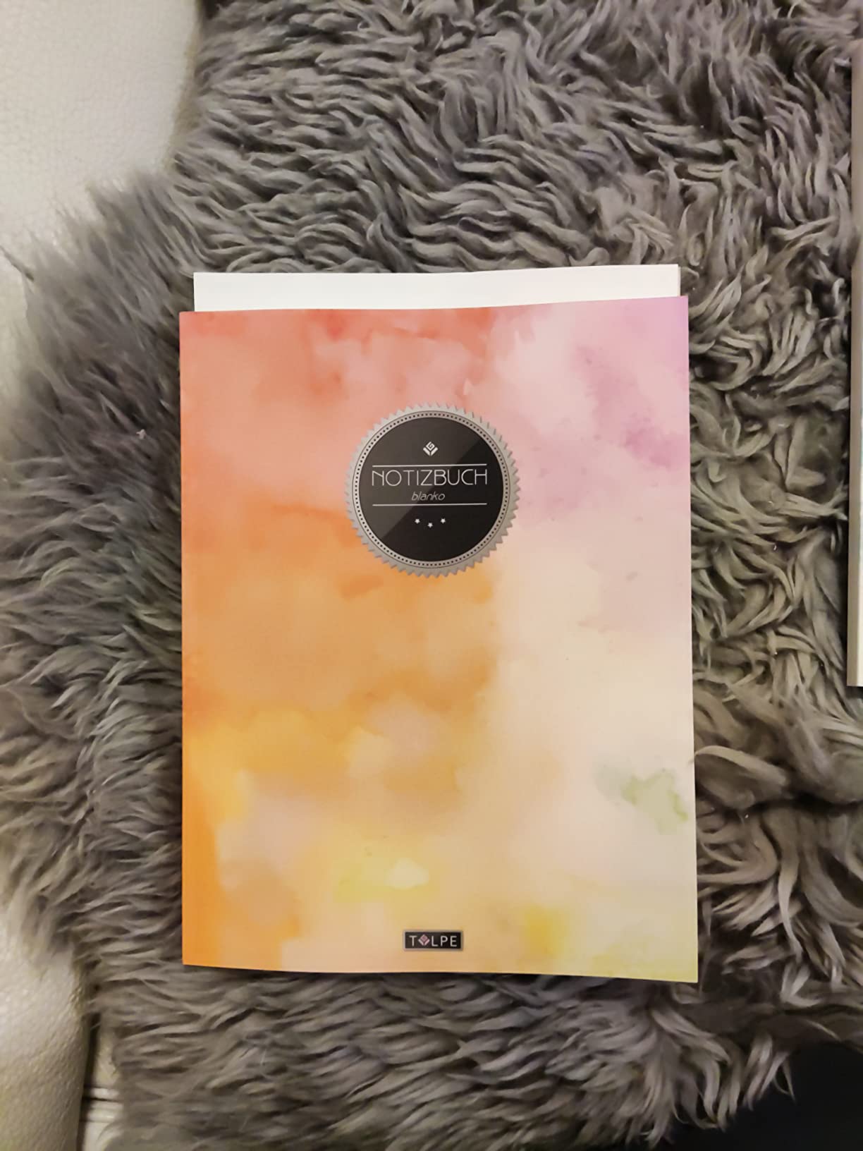 TULPE Liniertes Notizbuch A4 - 140+ Seiten Vintage Softcover