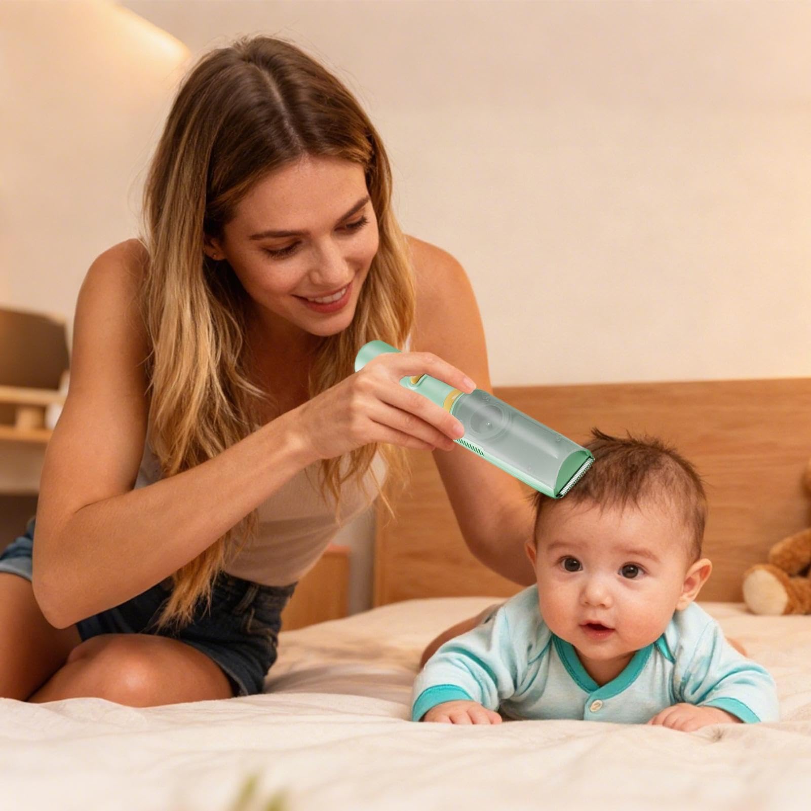 Maquinilla De Cortar Pelo Para Niños Cortadora de Pelo Eléctrica para Niños | Cortapelos Silencioso para Bebés Mayores Para Casa Viaje Diario Camping Baño Ducha Niños Y Niñas