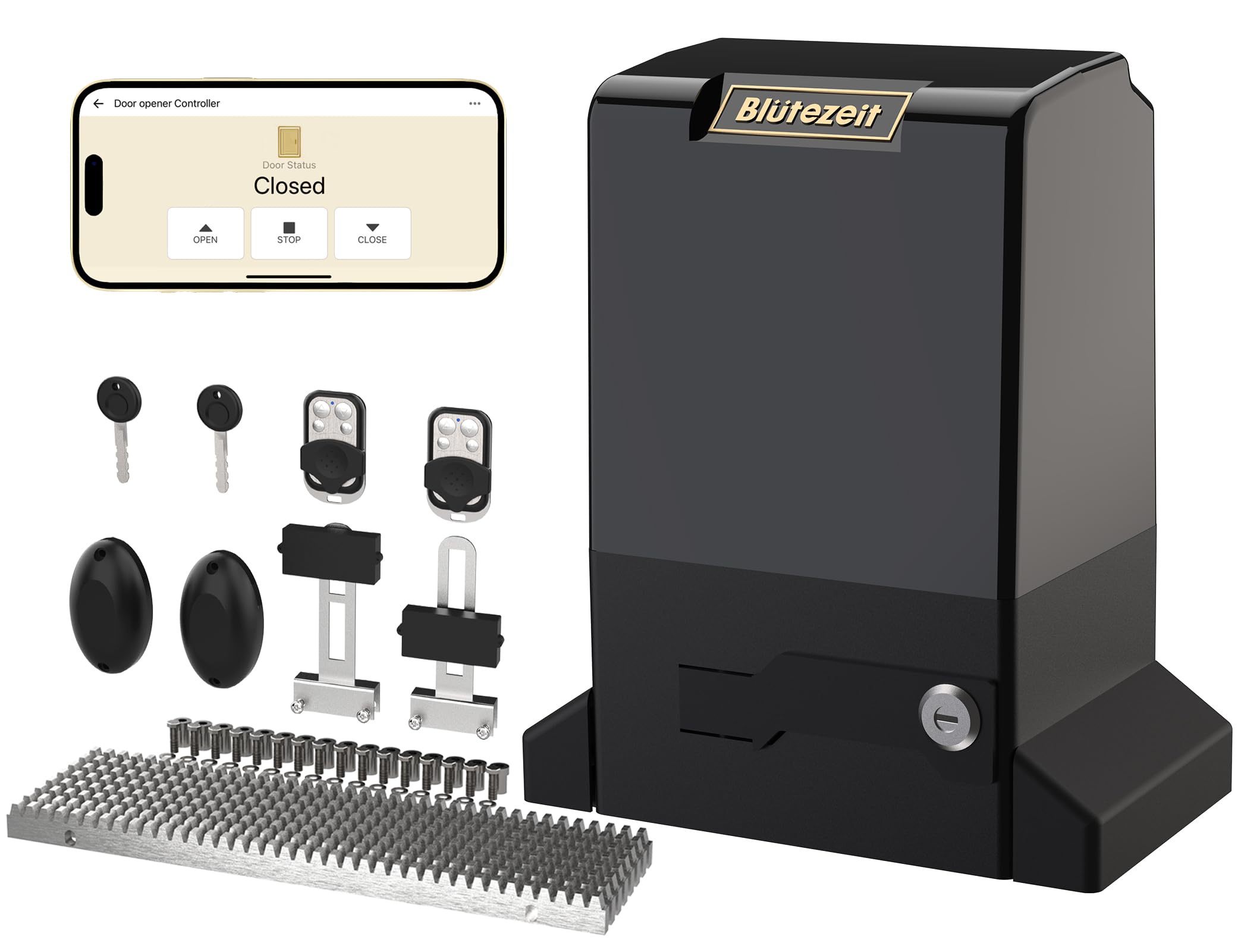 Blütezeit 6300lb WiFi Sliding Gate Opener