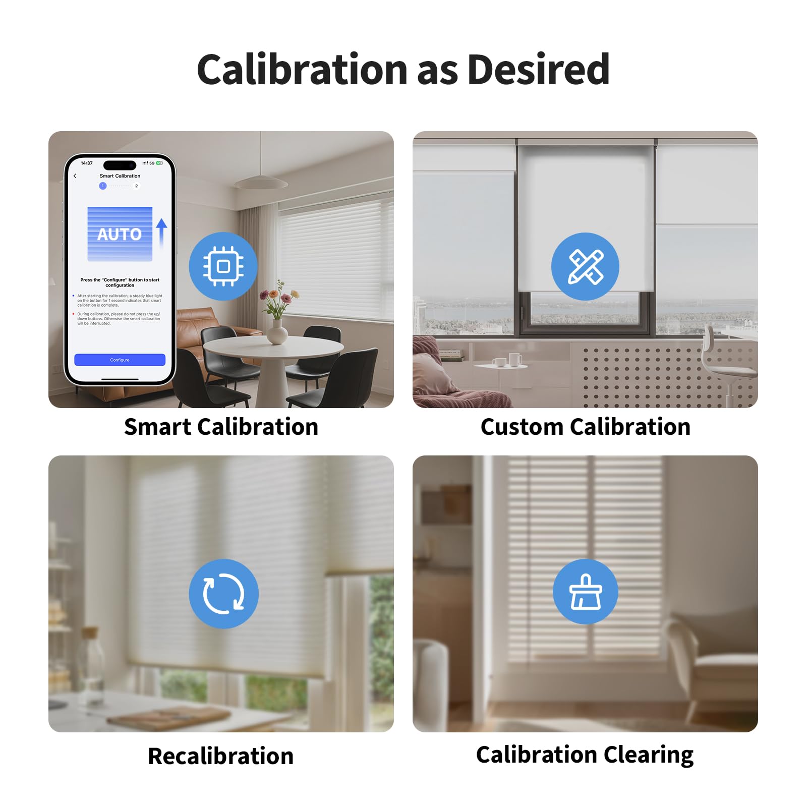 Aqara Przełącznik Migawki H2 EU - Matter, Protokół Thread/Zigbee, do Rolet/Żaluzji, 2 przyciski bezprzewodowe, obsługuje Apple Home, Alexa, Home Assistant i Google Home (wymagany przewód neutralny)