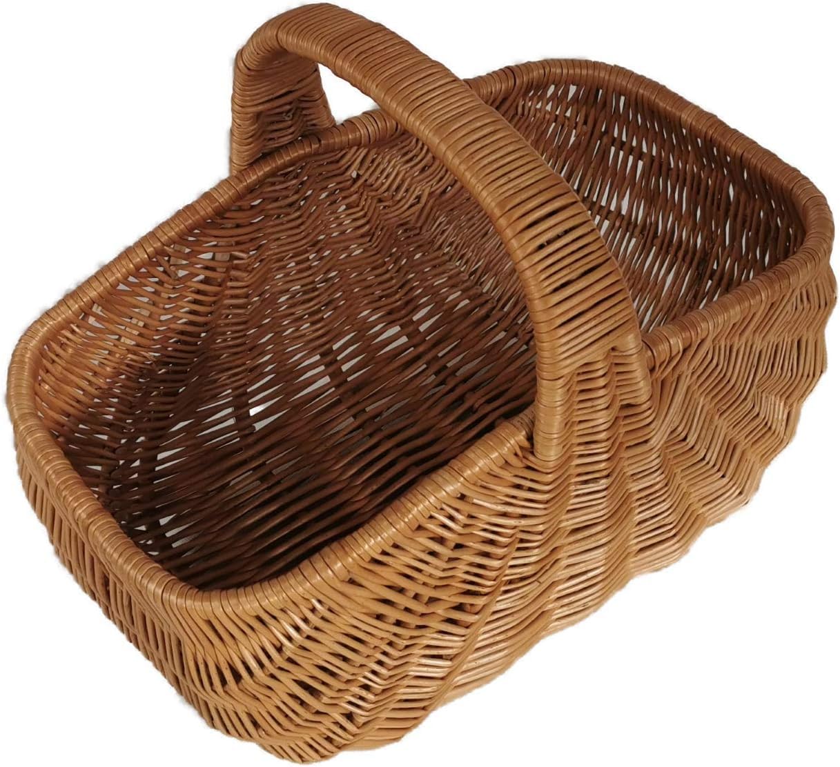 Einkaufskorb aus Weide Braun 50x32x37 cm - Image 2