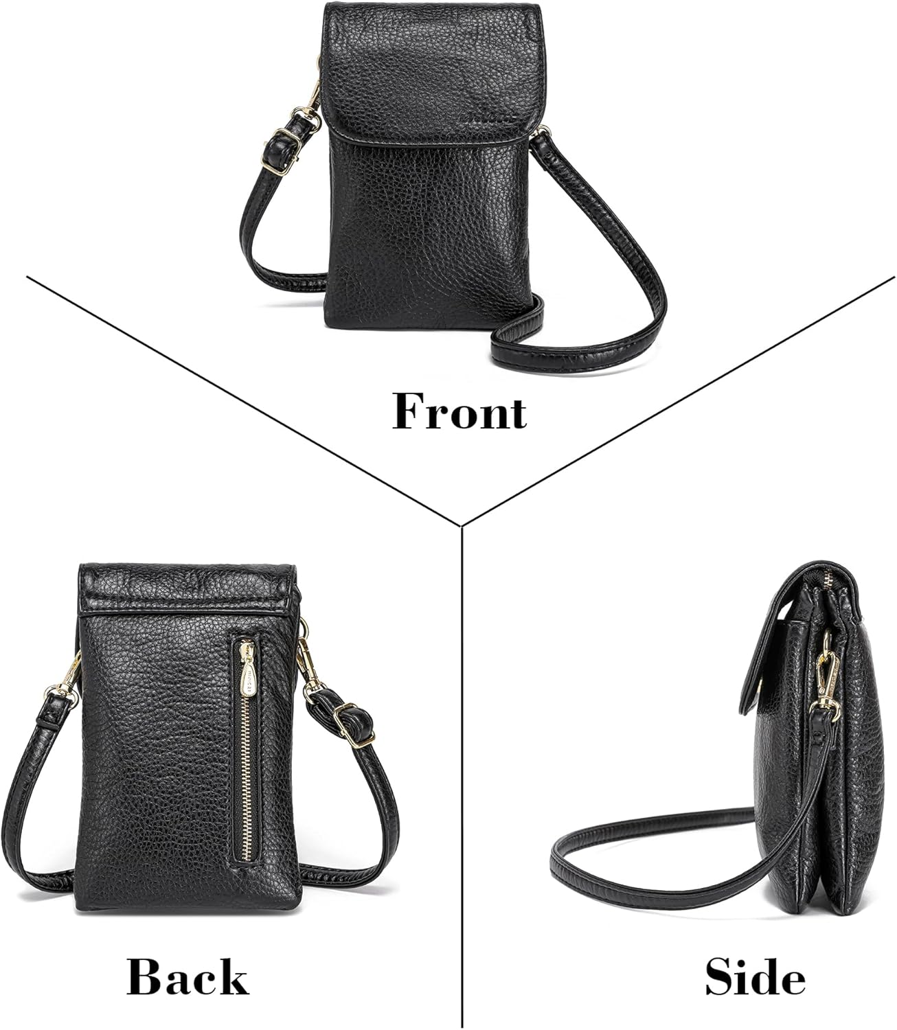 MINICAT Small Crossbody Bags for Women Cell Phone Bag Vegan Leather Cross Body Purse Wallet Purses - Image 6