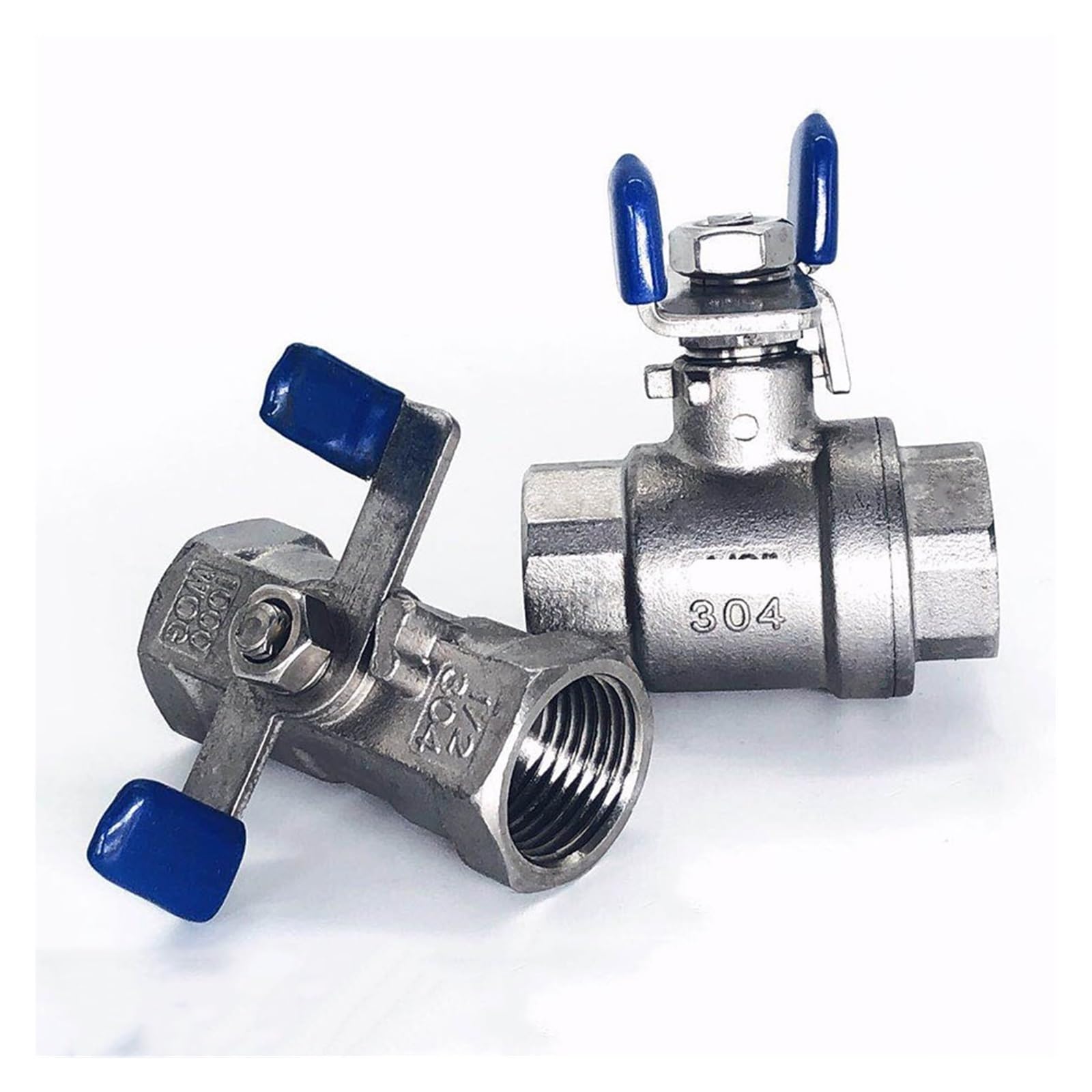 One piece Ball Valve/Two piece Ball Valve 304 Stainless Steel 1/4 3/8 1/2 3/4 1" BSPT Full Port(A,3l4)