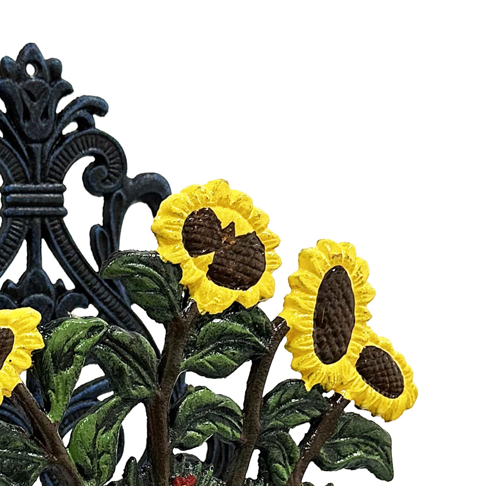 Soporte de manguera de jardín montado en la pared, soporte de manguera de agua de hierro fundido resistente para interiores y exteriores, decoración de jardín y patio, colgador de tubería de agua,