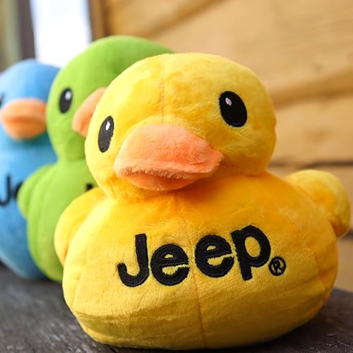 Miniatura 7 de Logotipo de Texto de Jeep Pato de Peluche Suave - Perfecto para los Entusiastas que Han Sido Engañados (Amarillo)
