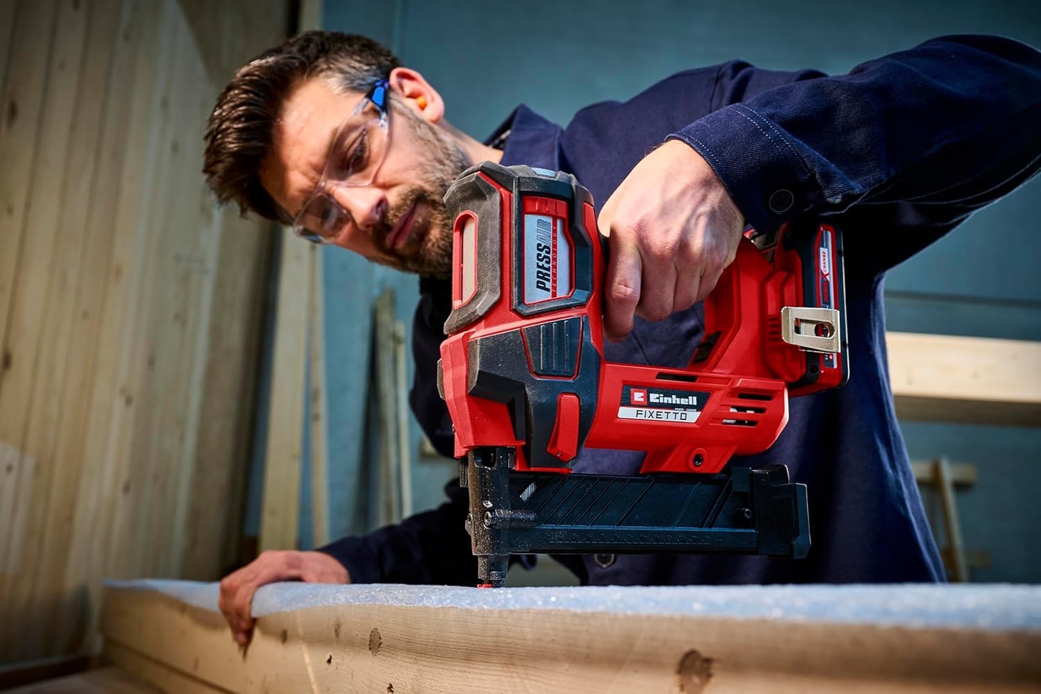 Einhell Professional Akku-Tacker FIXETTO 18/40 S Power X-Change 18 V 60 Schläge/min 40 mm Klammerlänge