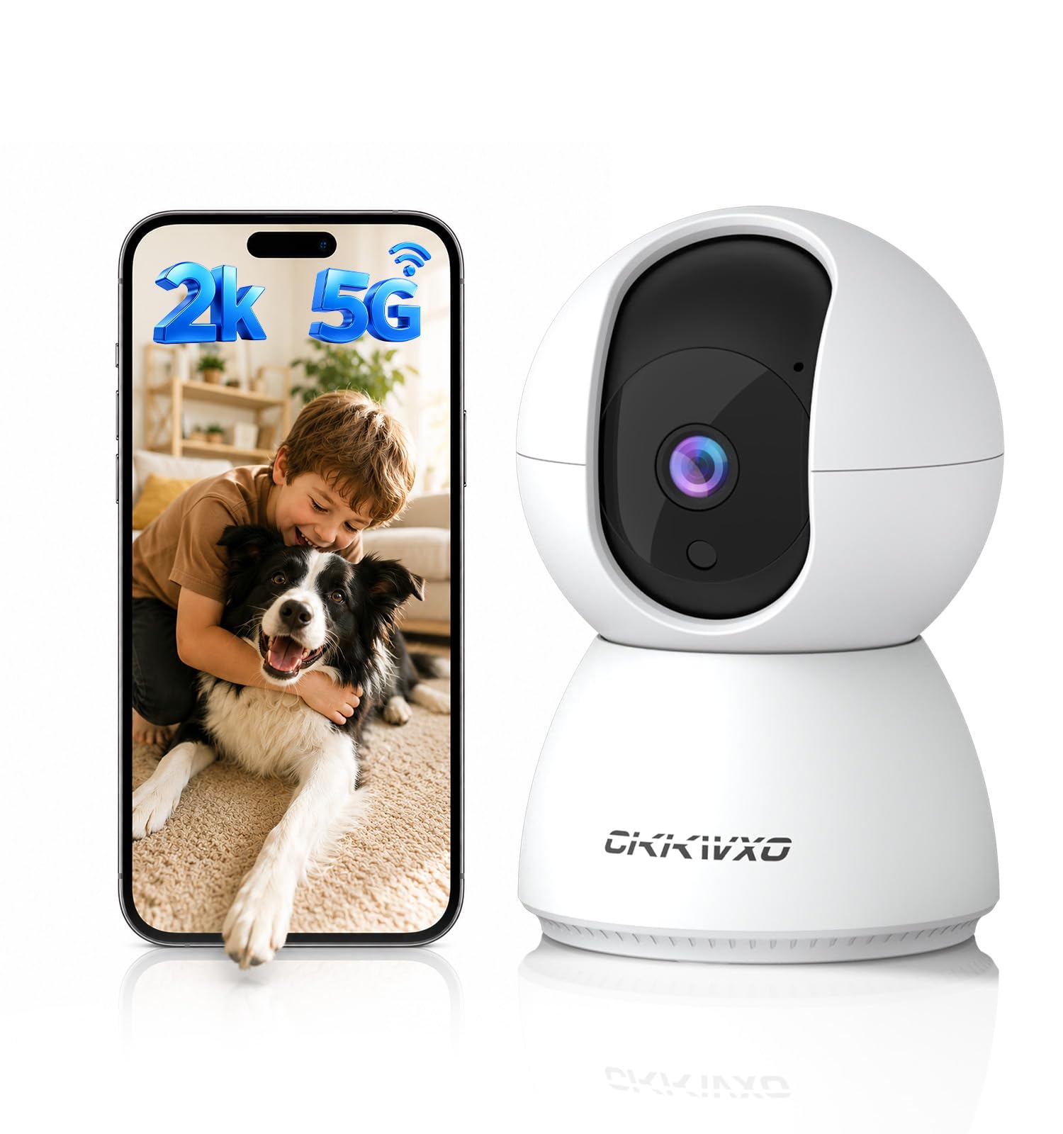 2.4&5GHz WiFi Indoor Security Camera,2K/3MP Camera for Home Security, 355° Pan/Tilt Pet Cam, IR Night Vision Baby Monitor, 2-Way Audio, Motion Tracking, Cloud & SD Card Storage-image-26