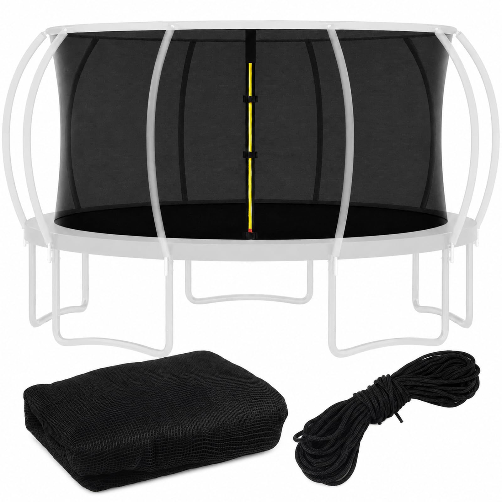 Trampoline Net Replacement for 10/12 Curved Poles, Fit for Top Ring Systems