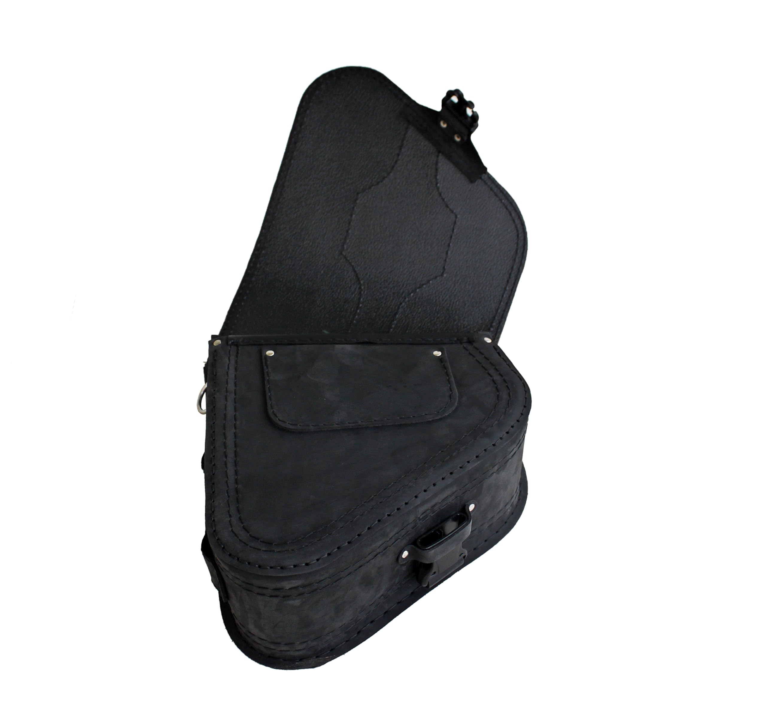 Sako - S637 Mit Dekorativem Totenkopf - Motorrad Satteltasche Für Die Linke Seite - 27 x 10 x 35 cm, 5 Liter