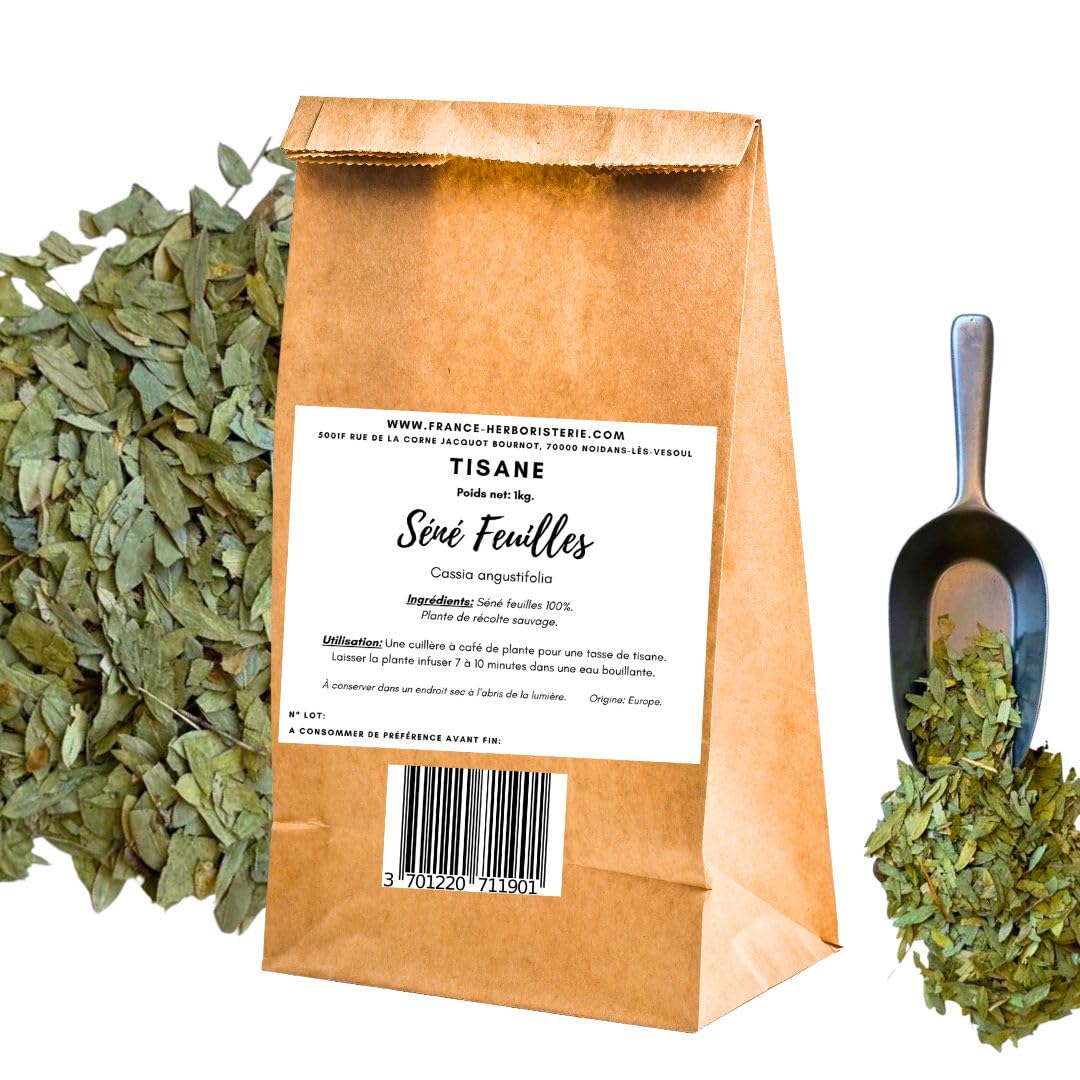 Poudre De Feuilles De Séné (Cassia Senna) 300g à 2kg - Naturelle - Expire 12/2027