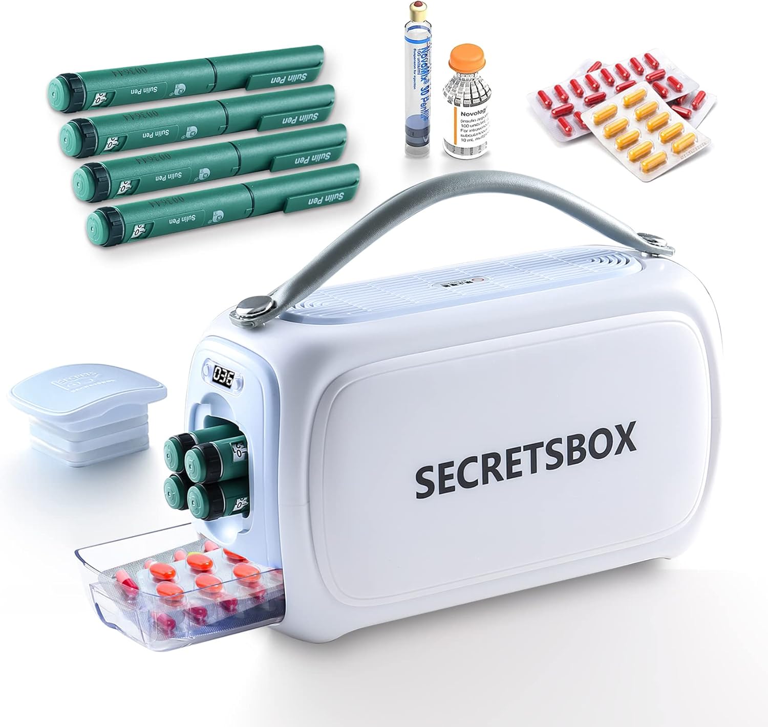 1236Hours Endurance Insulin Cooler Travel Case 20000mAh