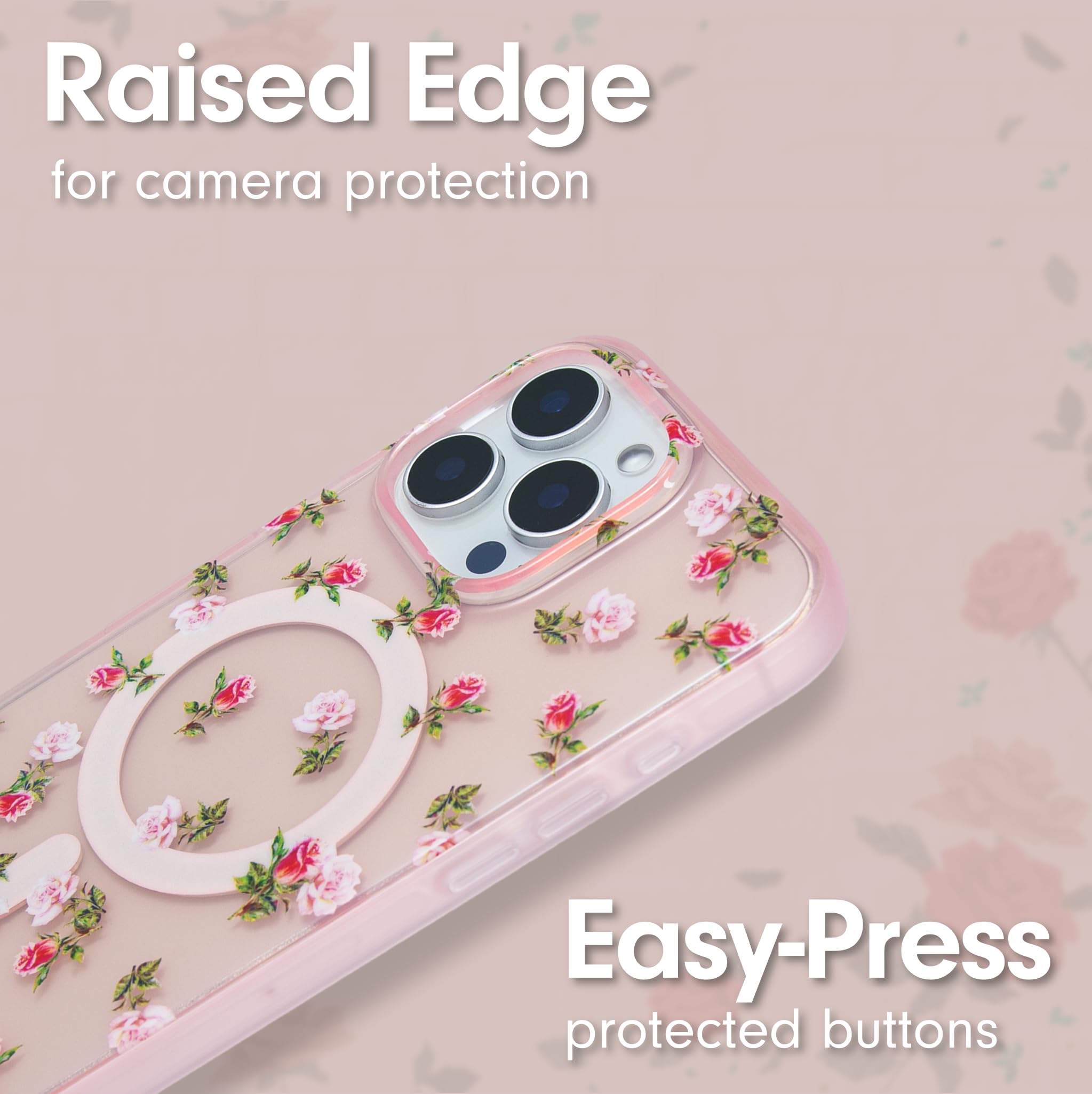 Coque Sonix IPhone 16 Pro Max – Rose Gelée – Compatible MagSafe – Résiste Aux Chutes