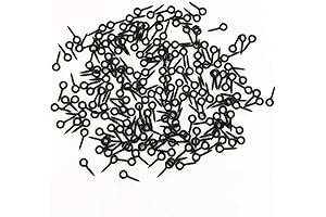 250-Piece Mini Screw Eye Pins for Resin Projects