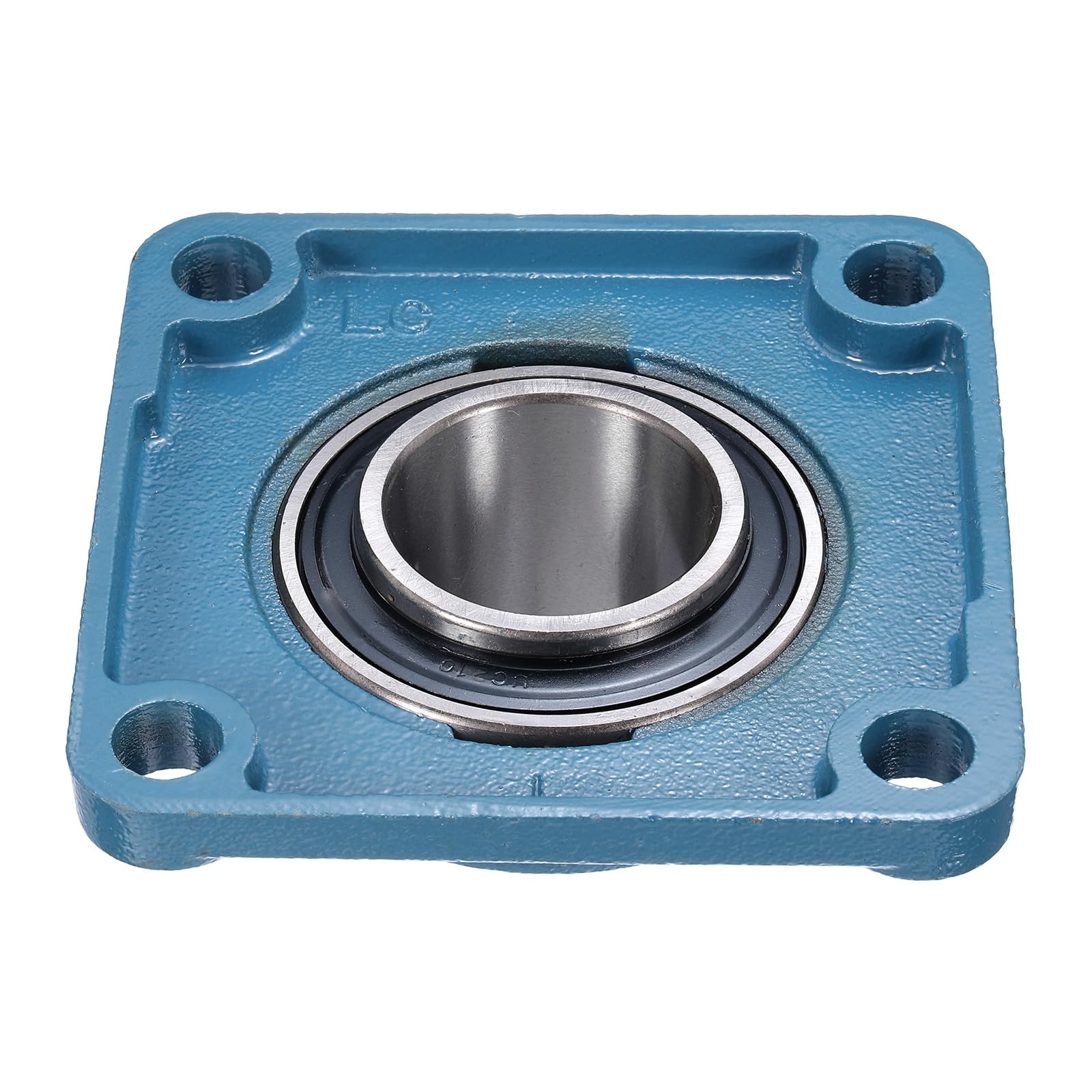 QUARKZMAN 2 Pcs Cojinetes De Bloque UCF-210-32 Con Agujero De 2 Pulgadas Autoalineables De Acero Cromado Unidades De Rodamiento Con Montaje En Brida Cuadrada De 4 Tornillos Base Sólida