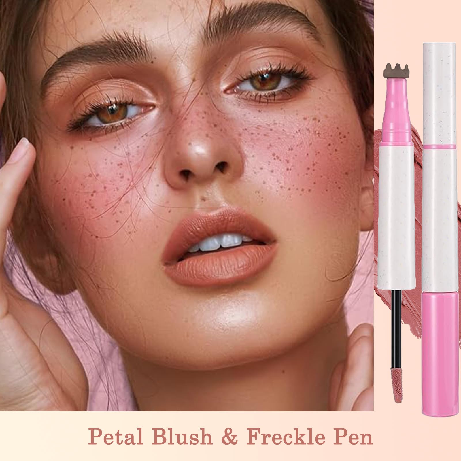 Liquid Blush Pen with Dual Sponge Tips for Natural Rosy Glow Application - Image 2