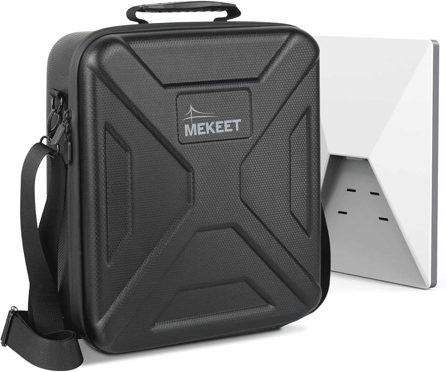 Starlink Mini Case - Ultra-Light Portable Storage for Starlink Mini Dish & Accessories, Shockproof & Splash-Resistant, Dual Carry Options, Ideal for Travel, Camping, RV Adventure (Black)‌