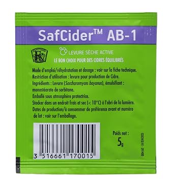 Safcider 40725 Cider Yeast, 5G