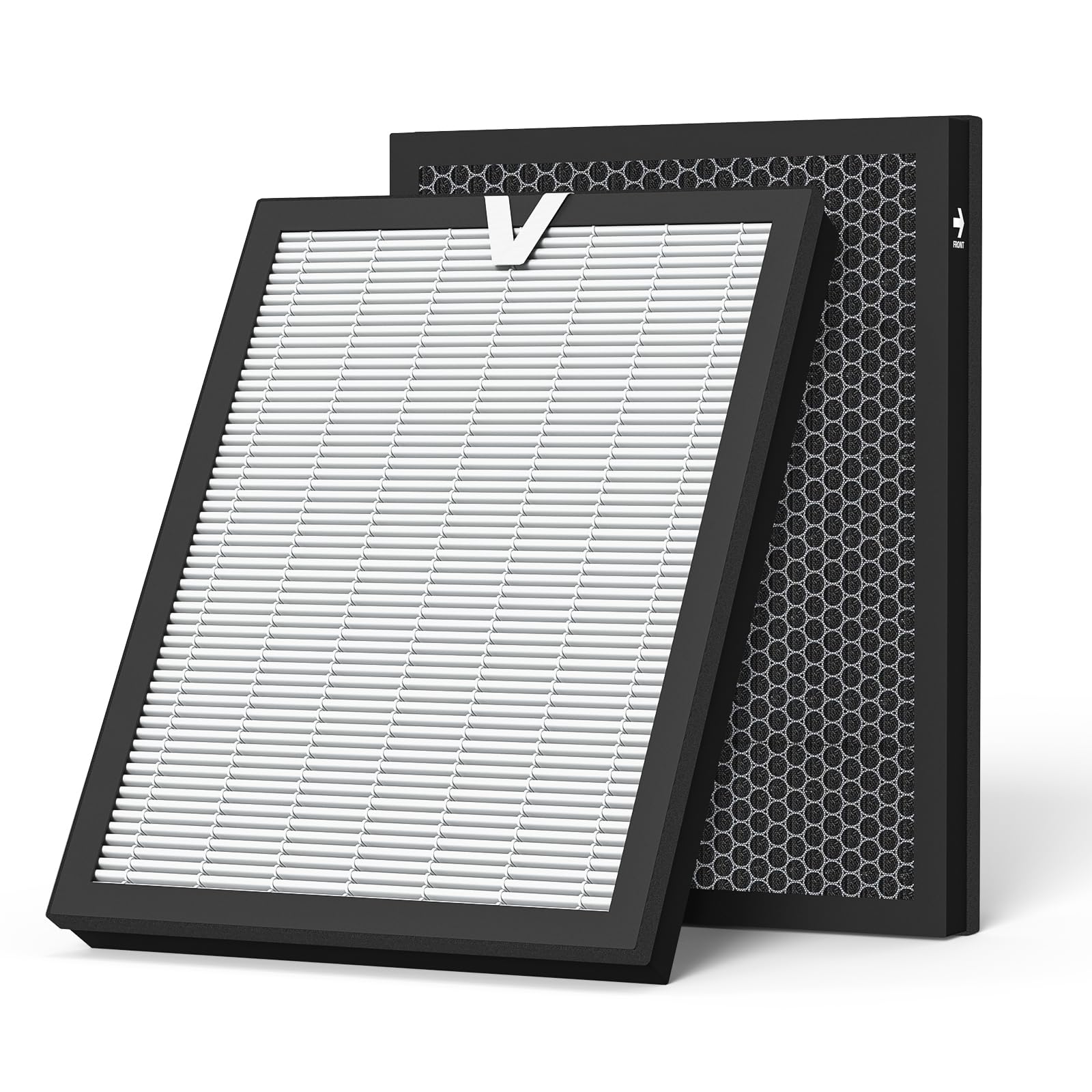 2-pack EverestAir Filter Replacement, Compatible with Levoit EverestAir Air Purifier, Replace Part# EverestAir-P, EverestAir-RF