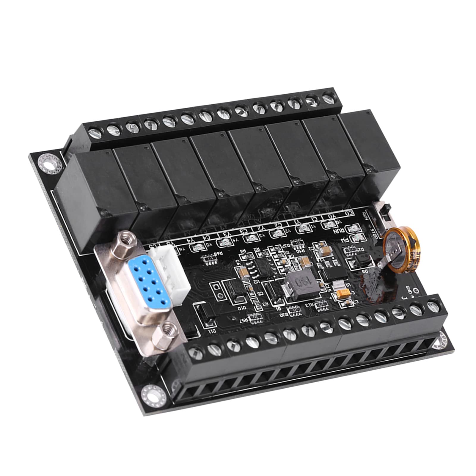 EMUKOEP PLC, PLC 24V CONTROLLER Industria FX1N20MR REGOLATORE INDUSTRIALE CONTROLLO DELLA SCHEDA PROGRAMMABILE CONTROLLER LOGICA PROGRAMMABILE CONTROLLER24V DC 20MR Contattore Tetto