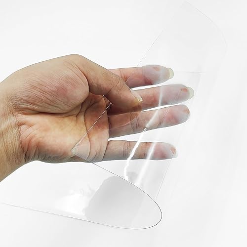 Miniatura 2 de Kasepie - Juego de 4 manteles individuales transparentes, resistentes al desgaste, resistentes a los arañazos, impermeables, fáciles de limpiar y