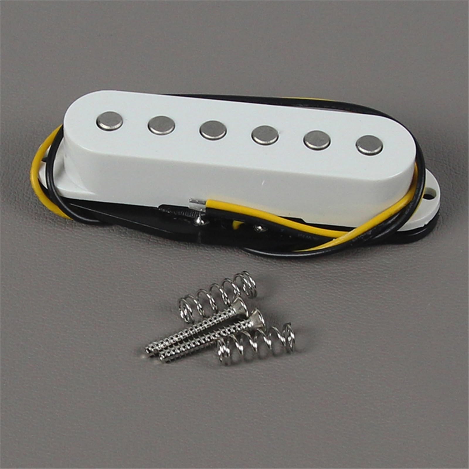 Profesjonalna Wydajność Przetworniki Do Gitary Ele Gitara Elektryczna Z Pojedynczym Przetwornikiem Płaski Plastikowy Klips Do Drutu Alnico5 Gitara Z Pojedynczą Cewką Aluminiowo-niklowo-kobaltowa(F)