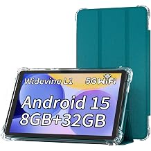 BYANDBY Tablet 7 inch, Android 15.0 Tablets, with Shockproof Case