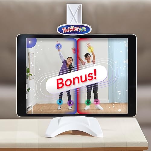 Miniatura 14 de Hasbro Gaming Twister Air Game  AR App Play Game with Wrist and Ankle Bands  Links to Smart Devices  Active Party Games for Kids and Adults  Ages 8+